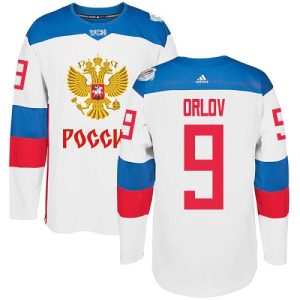 Kinder Team Russland #9 Dmitry Orlov Authentic Weiß Heim 2016 World Cup